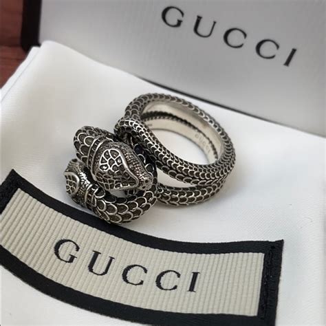 gucci peace ring|Gucci snake ring women's.